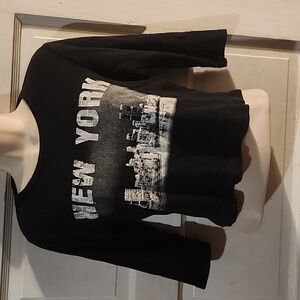 ENT Entrancy Cropped New York Vintage Top Large